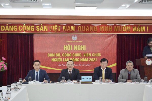 Hội nghị cán bộ, công chức, viên chức, người lao động cơ quan Trung ương Hội Luật gia Việt Nam năm 2021