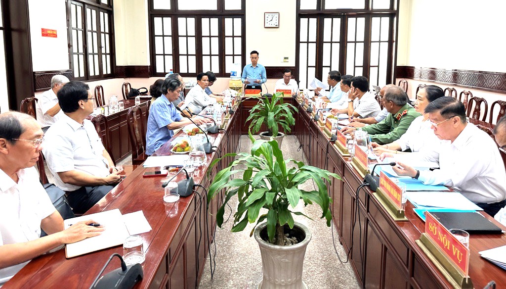 Đảng đoàn Hội Luật gia Việt Nam làm việc với tỉnh Trà Vinh về việc thực hiện Chỉ thị số 14 - CT/TW, của Bộ Chính trị.