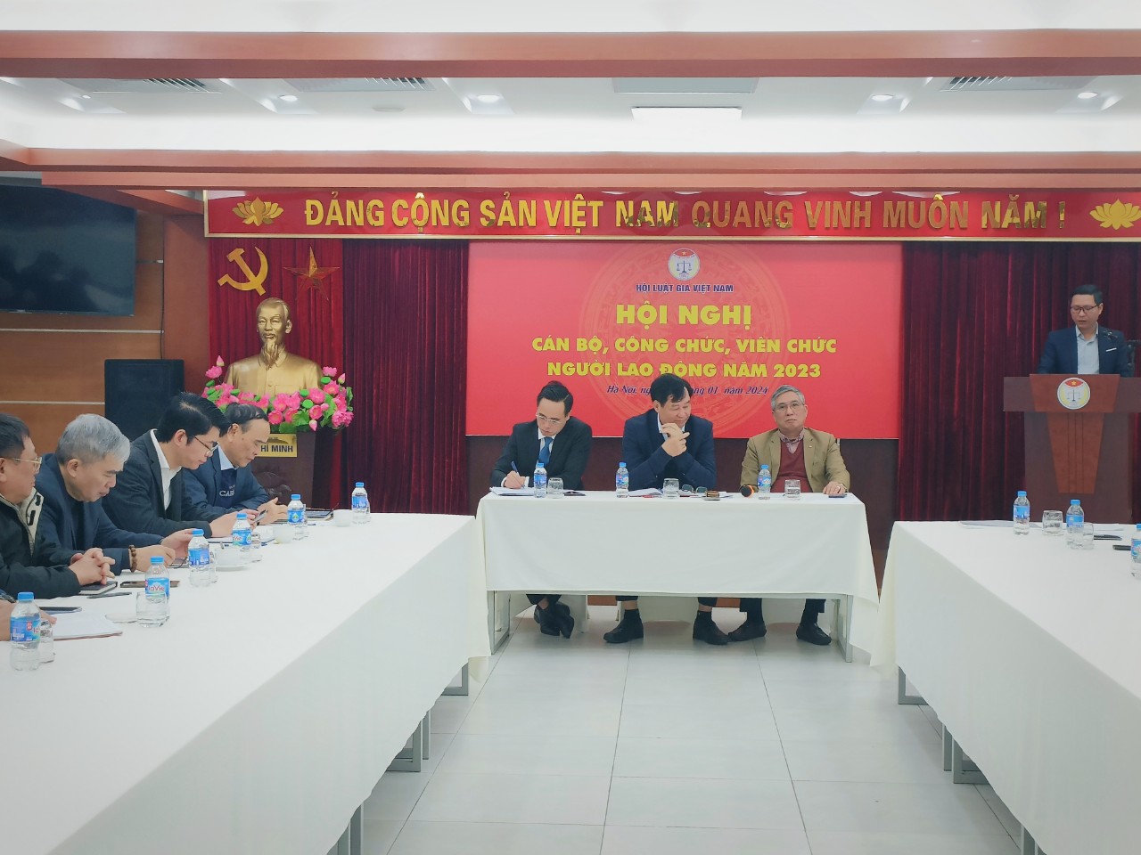 Hội nghị cán bộ, công chức, viên chức, người lao động cơ quan Trung ương Hội Luật gia Việt Nam năm 2023