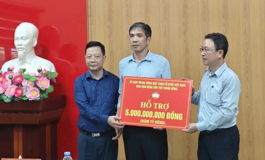 Ủy ban Trung ương MTTQ Việt Nam phân bổ 5 tỷ đồng hỗ trợ Lai Châu khắc phục hậu quả thiên tai